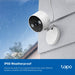 TP-Link Tapo C120 | Indoor/outdoor Wi-Fi security camera | 2K QHD 4MP | White