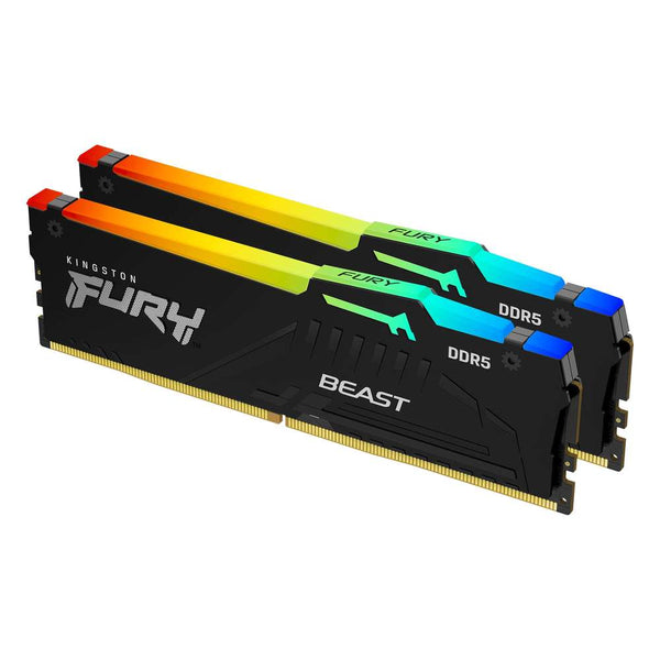 Kingston FURY Beast | DDR5 RAM kit | 64GB 5600MT/s CL36 | Black RGB