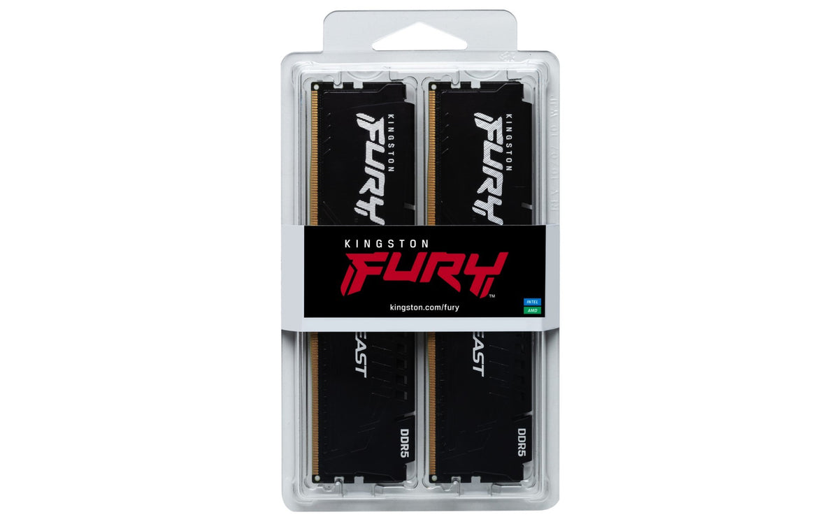 Kingston FURY Beast KF560C36BBEK2-64 | DDR5 RAM | 64GB 6000MT/s CL36