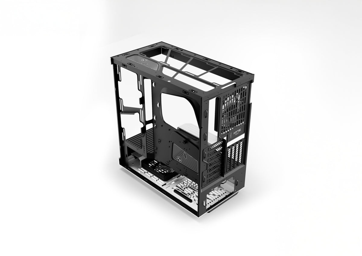 HYTE Y40 | Mid tower PC case | PCIe 4.0 riser | White and black