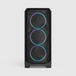 Fractal Design Meshify 3 | PC case | RGB with 3 fans | Black TG Light Tint