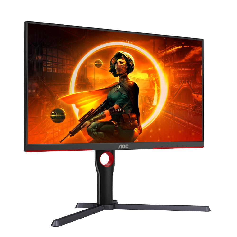 AOC Q27G3XMN/BK | 27-inch gaming monitor | QHD 180Hz Mini LED | Black and red