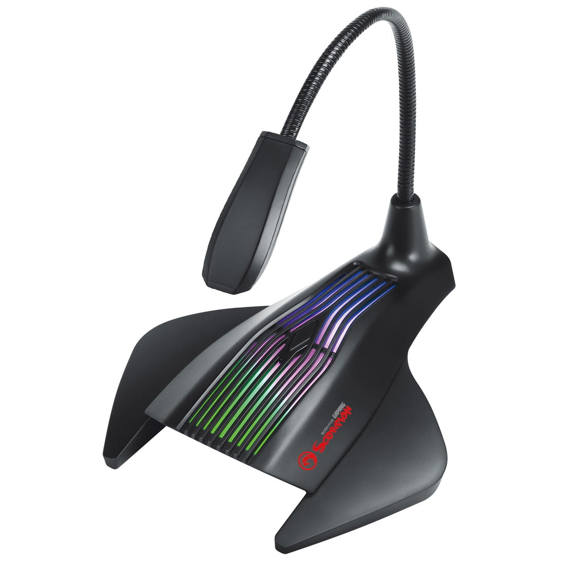 Marvo Scorpion MIC-01 | USB gaming microphone | Omnidirectional RGB | Black
