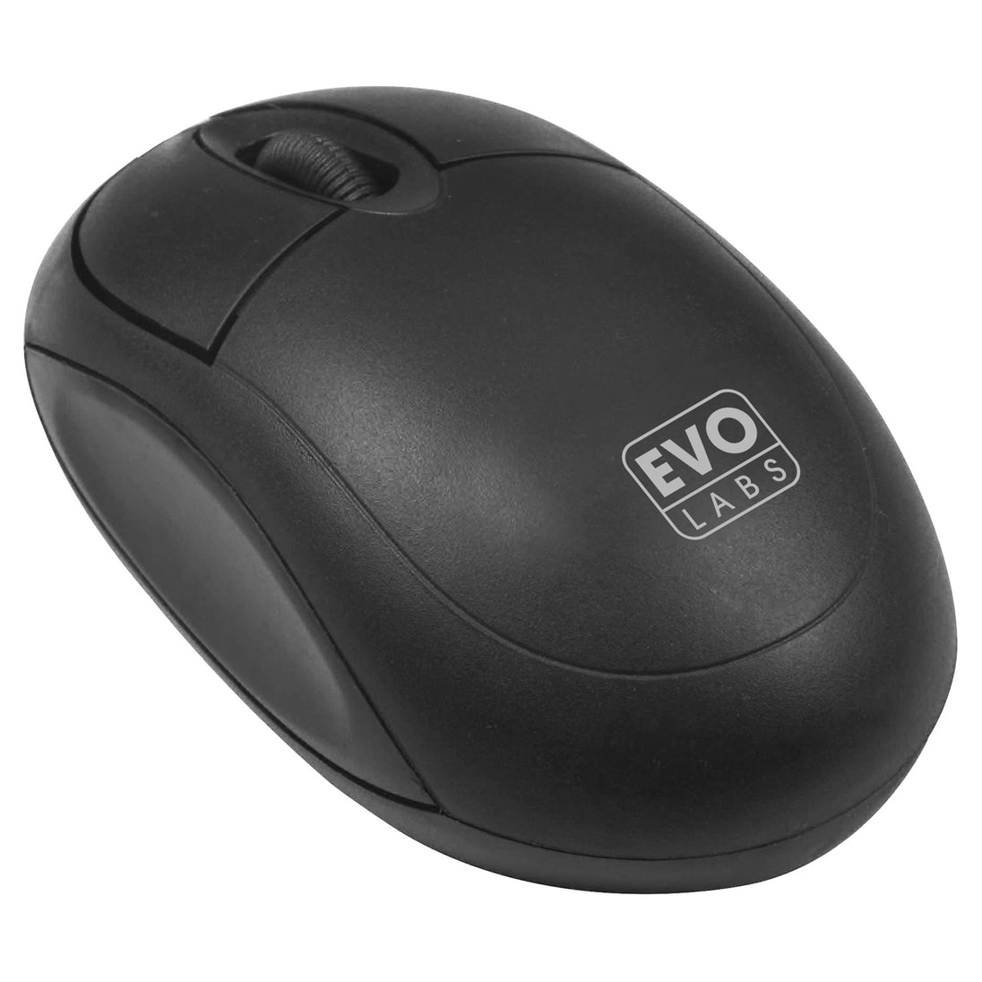 EVO LABS MO-001 | Wired USB mini mouse | 800 DPI optical | Matte black