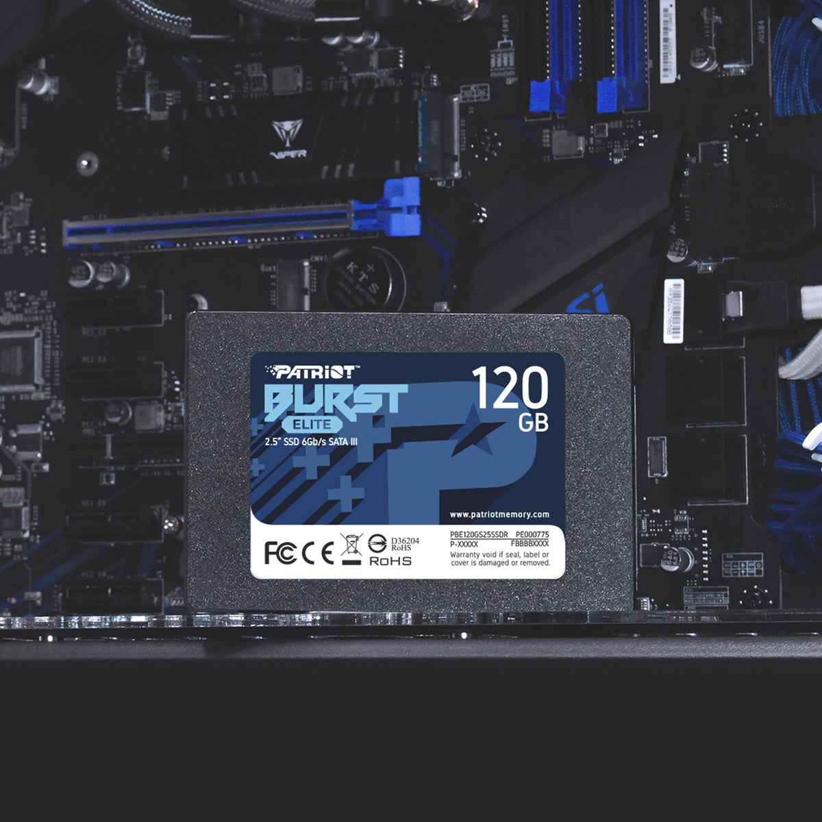 Patriot Burst Elite | 2.5-inch SATA III SSD | 120GB | 450MB/s read