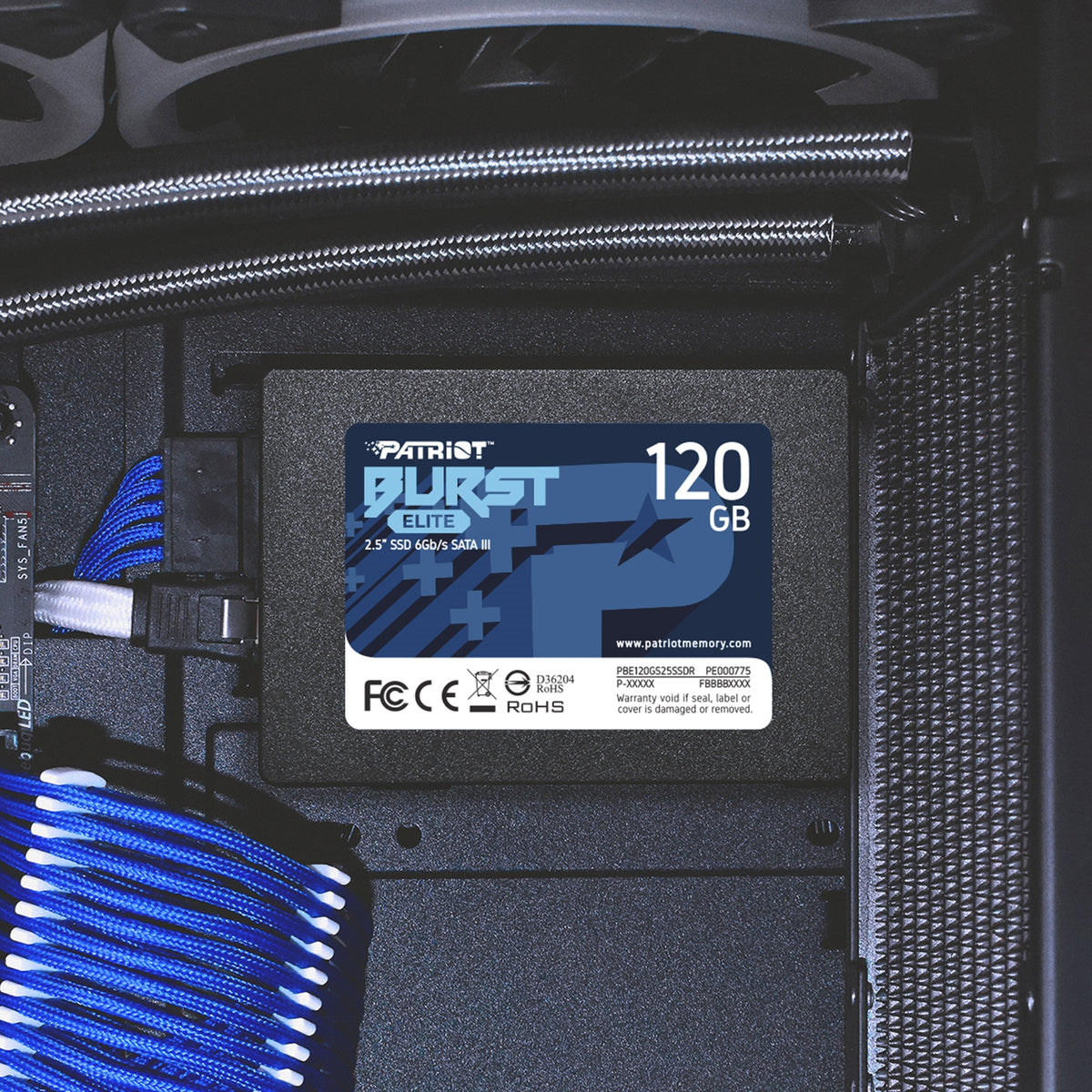 Patriot Burst Elite | 2.5-inch SATA III SSD | 120GB | 450MB/s read