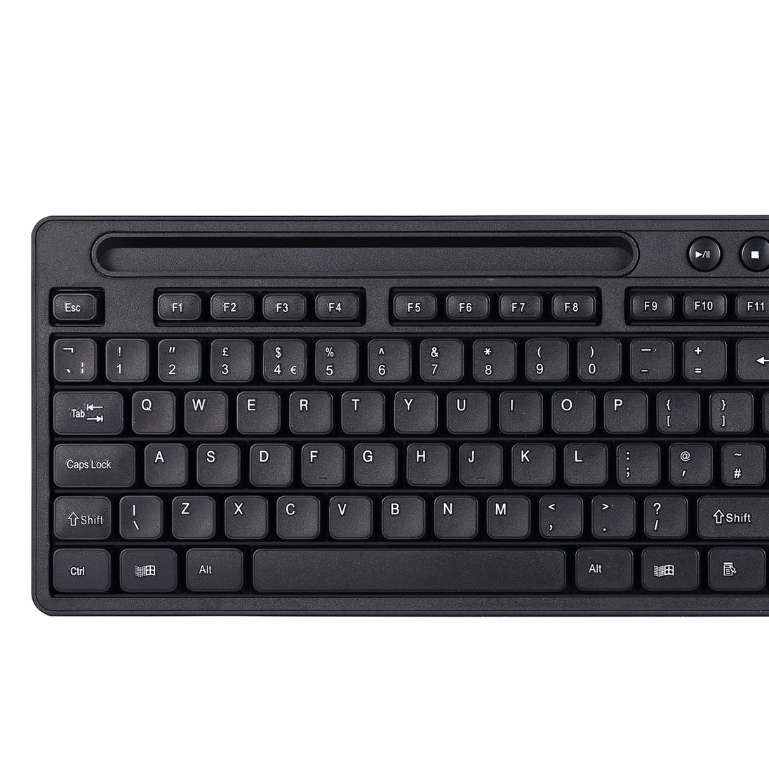 Evo Labs WM-757UK | Wireless keyboard and mouse set | UK QWERTY | Black