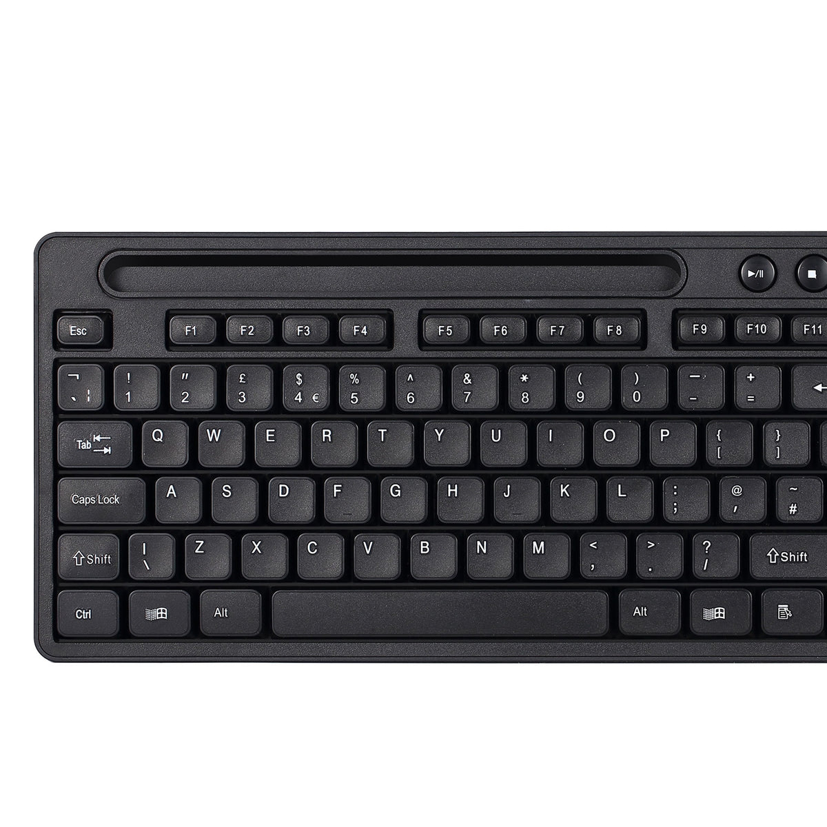 Evo Labs WM-757UK | Wireless keyboard and mouse set | UK QWERTY | Black