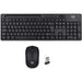 Evo Labs WM-757UK | Wireless keyboard and mouse set | UK QWERTY | Black