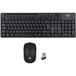 Evo Labs WM-757UK | Wireless keyboard and mouse set | UK QWERTY | Black