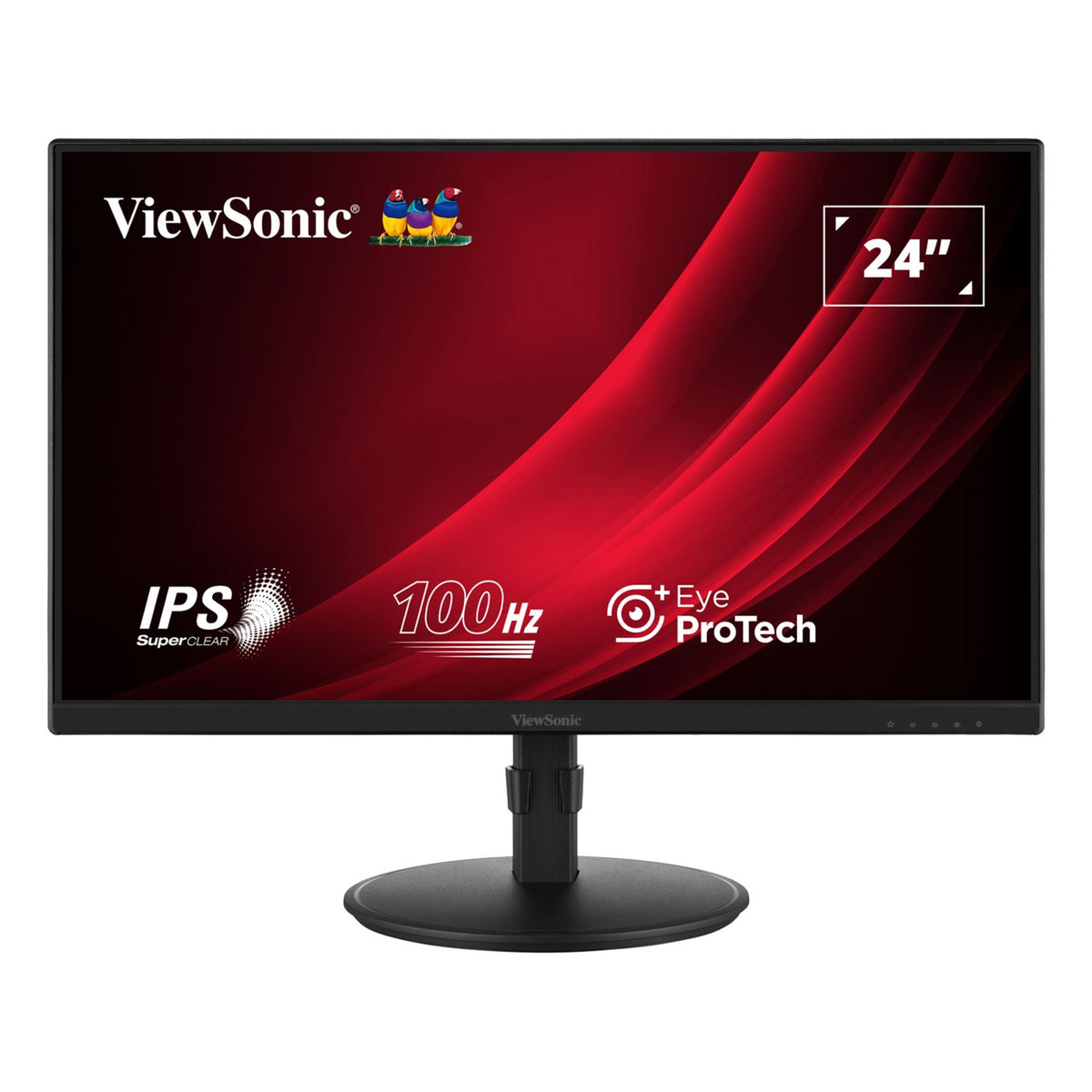 ViewSonic VA2408-HDJ | 24-inch IPS monitor | Full HD 100Hz | Black
