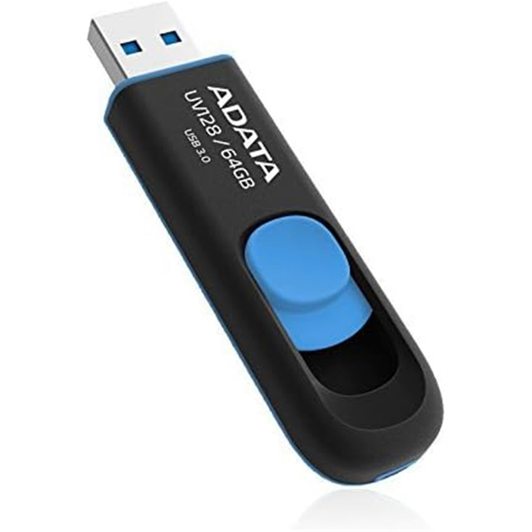 ADATA UV128 | USB flash drive | 64GB USB 3.2 Gen 1 | Black and blue