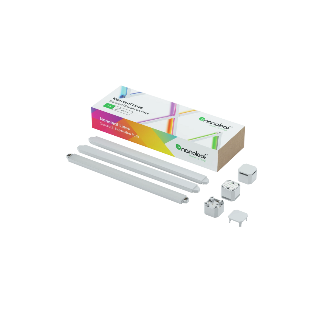Nanoleaf Lines Squared | Smart light expansion pack | White