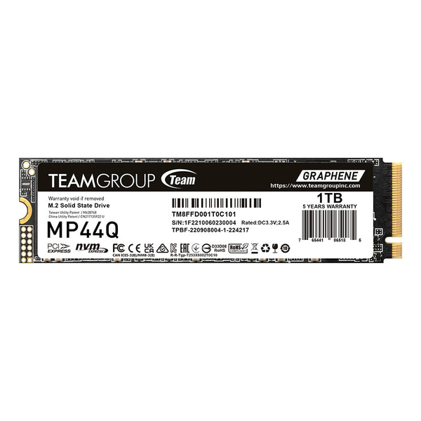 TEAM MP44Q | M.2 NVMe SSD | PCIe 4.0 x4 | 1TB