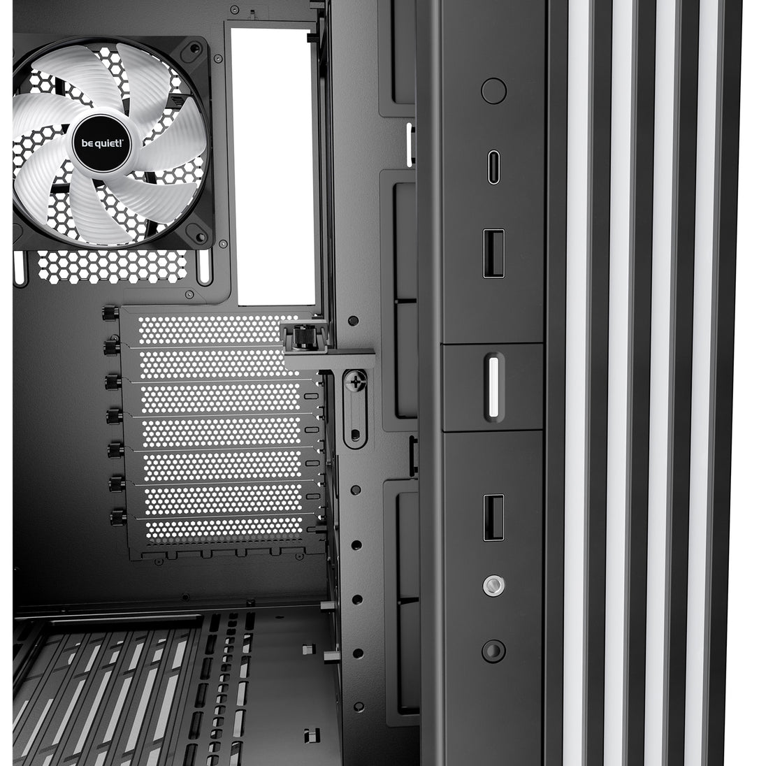 be quiet! Light Base 600 LX | Mid tower PC case | 4 x 120 mm ARGB fans | Black
