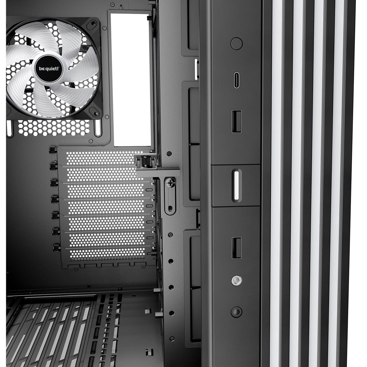 be quiet! Light Base 600 LX | Mid tower PC case | 4 x 120 mm ARGB fans | Black