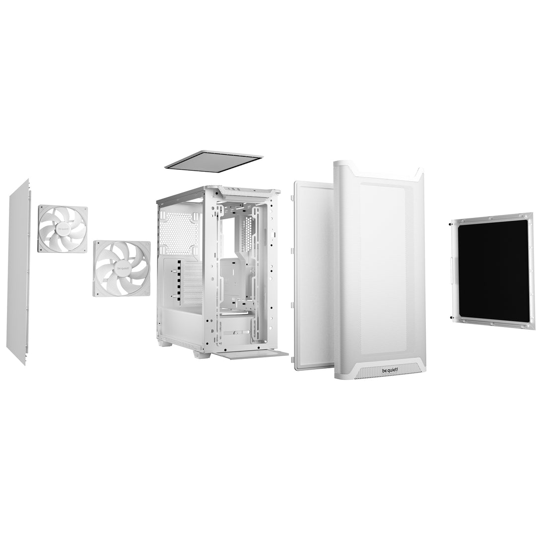 be quiet! Pure Base 501 | Airflow PC case | ATX mid tower | White