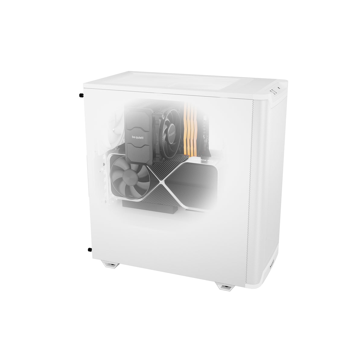 be quiet! Pure Base 501 | Airflow PC case | ATX mid tower | White