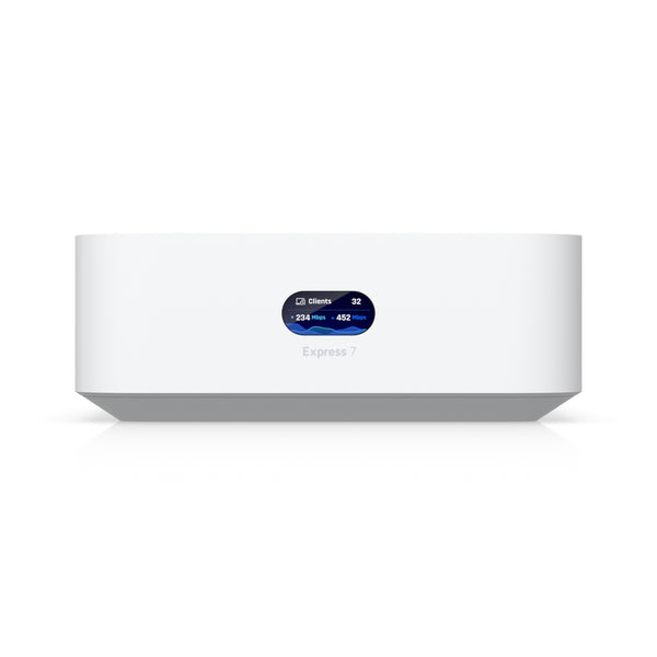 Ubiquiti UniFi Express 7 | Wi-Fi 7 router and gateway | Tri-band 6 GHz | White