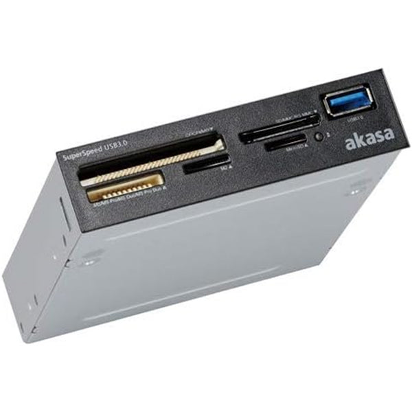 Akasa AK-ICR-27 | Internal multi card reader | USB 3.0 UHS-II | 3.5-inch bay