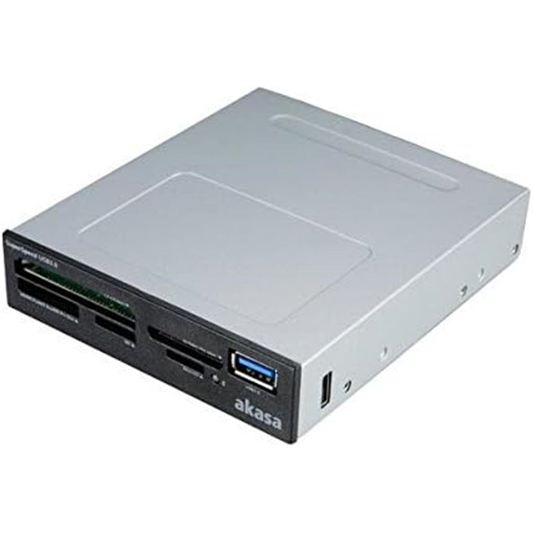 Akasa AK-ICR-27 | Internal multi card reader | USB 3.0 UHS-II | 3.5-inch bay