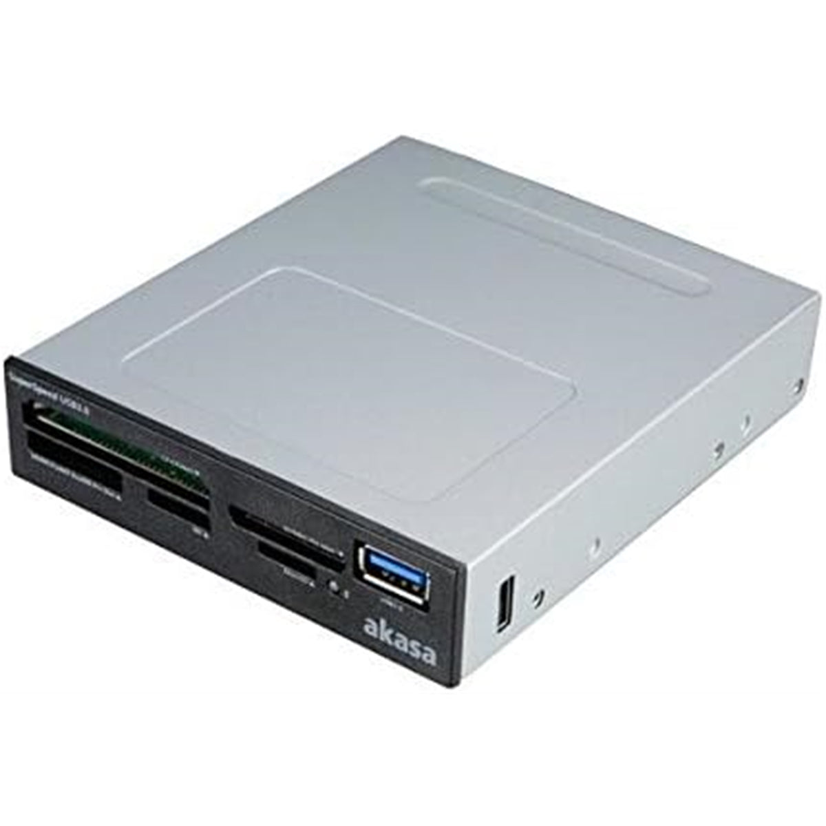 Akasa AK-ICR-27 | Internal multi card reader | USB 3.0 UHS-II | 3.5-inch bay