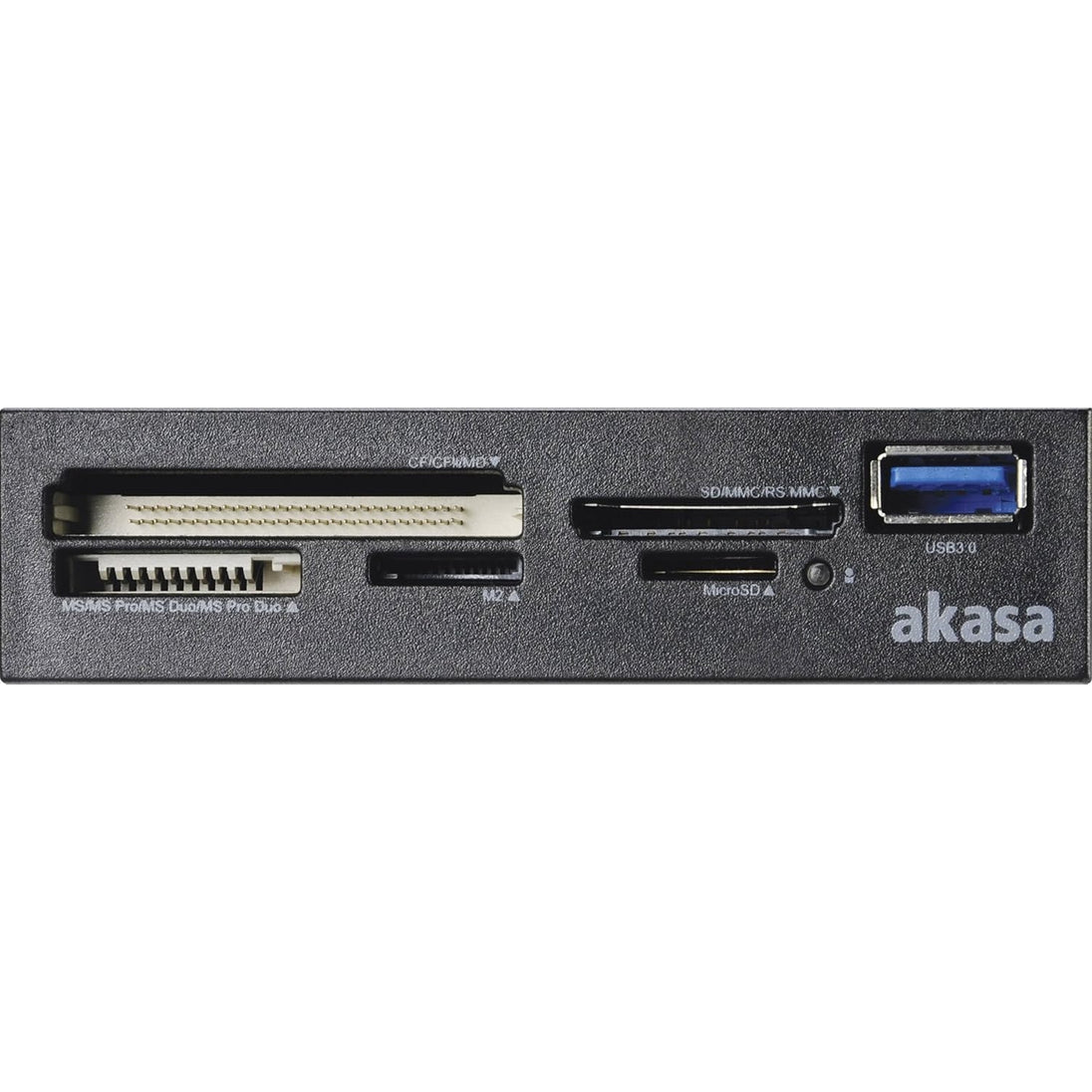 Akasa AK-ICR-27 | Internal multi card reader | USB 3.0 UHS-II | 3.5-inch bay