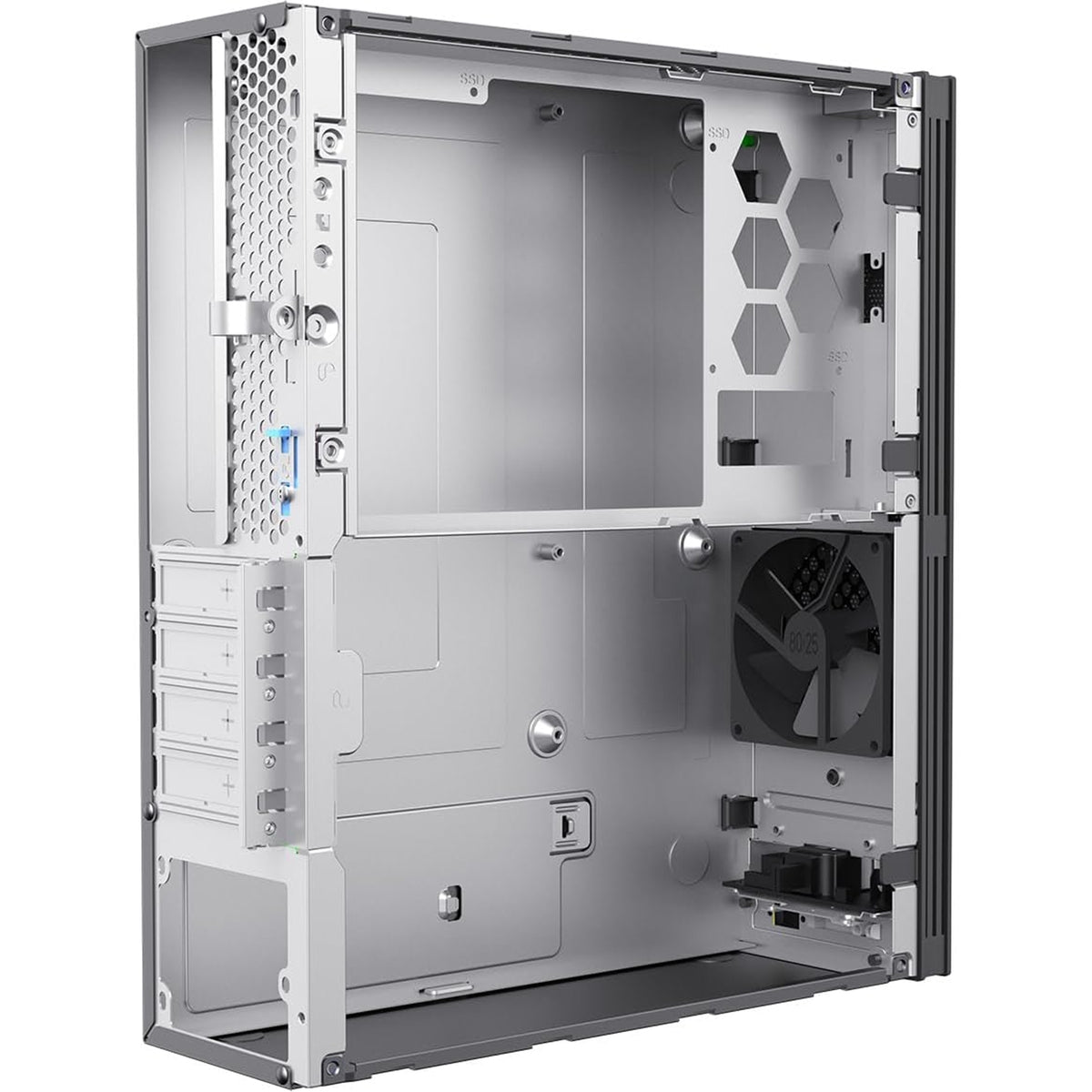 CiT S8i-AC | Micro-ATX PC case | 8.3-litre SFF | Black