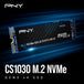 PNY CS1030 | M.2 NVMe SSD | 500GB PCIe Gen3 x4 | Up to 2,000 MB/s read