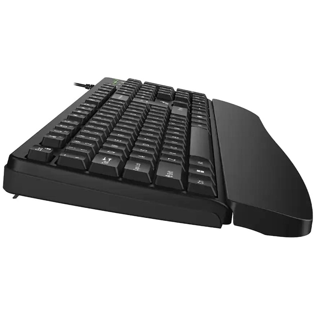Genius KB-123 | USB wired keyboard | Copilot key and palm rest | Black