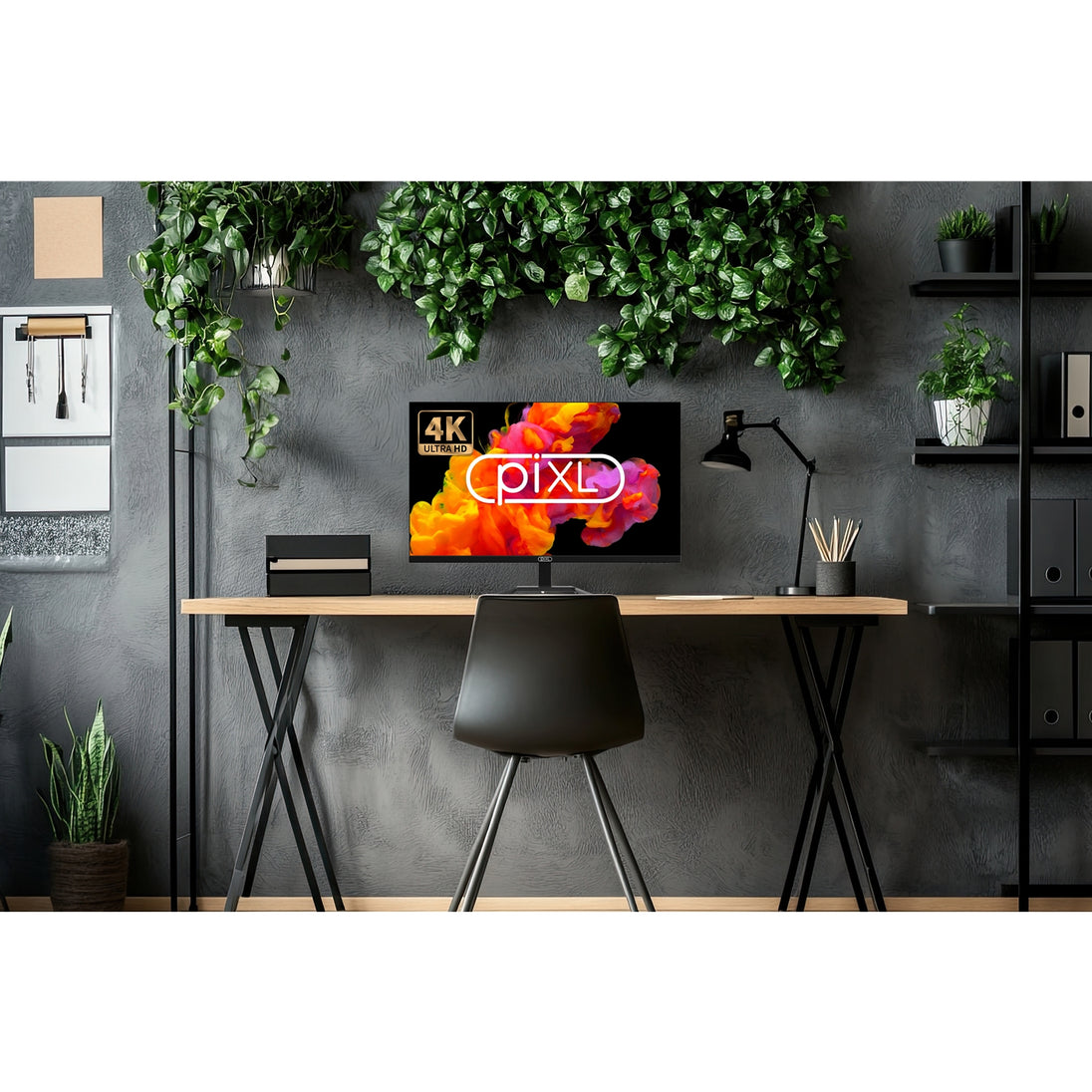 piXL CM32F44K | 32-inch 4K IPS monitor | 60Hz 5ms | Black