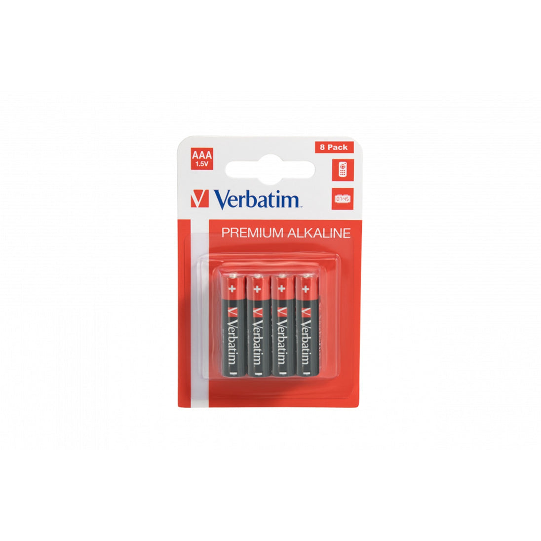 Verbatim AAA Alkaline | Batteries | 1.5V | 8 pack