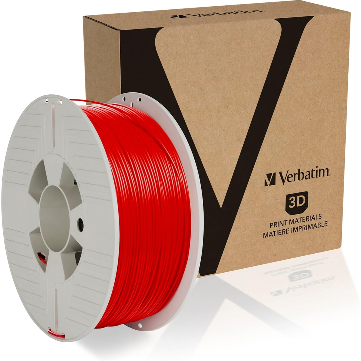 Verbatim PLA 3D Filament | 1.75 mm 1 kg | Red