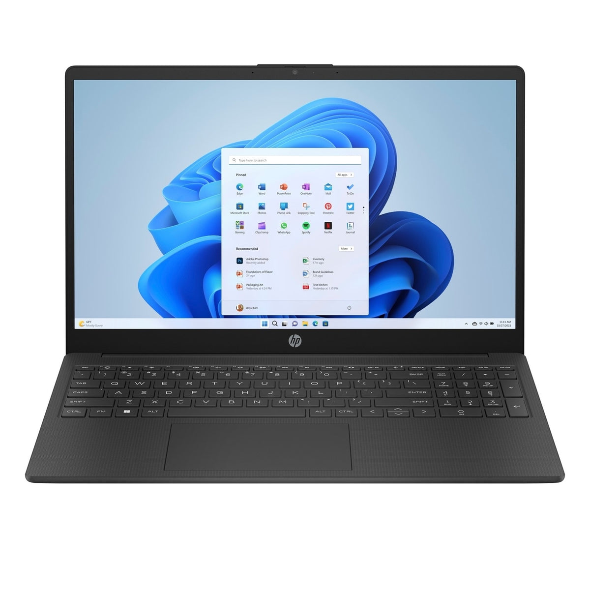 HP 15-fc0045na | Laptop | Ryzen 3 7320U | 8GB RAM 256GB SSD | Jet Black