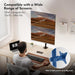 VonHaus Vertical Double Monitor Mount | 13–32 inch | Black