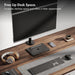 VonHaus Vertical Double Monitor Mount | 13–32 inch | Black