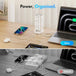 VonHaus Tower Extension Lead | 8 sockets and 4 USB ports | 2 m | White