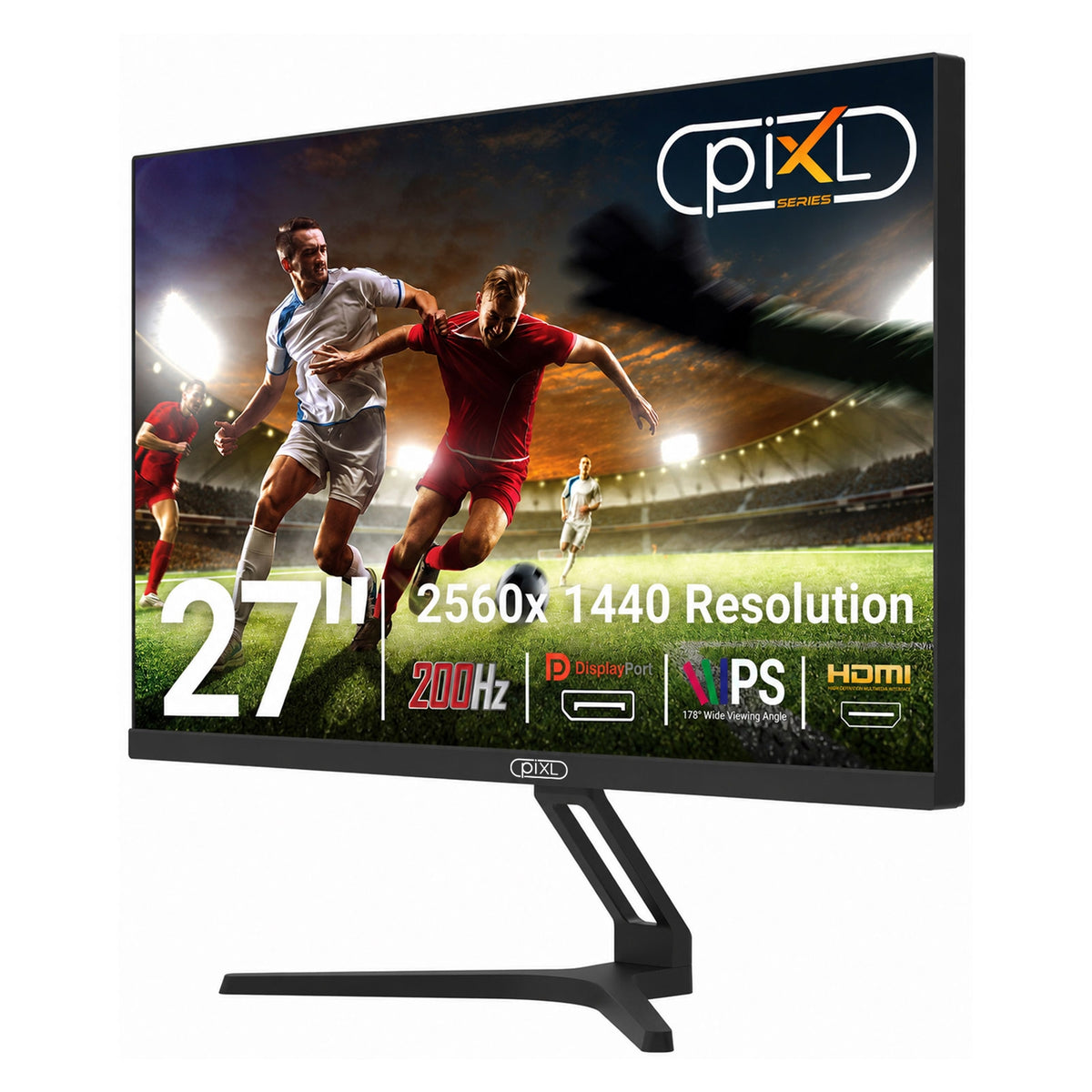 piXL X-Series GS27QIDPHA | 27-inch QHD gaming monitor | 200Hz IPS | Black