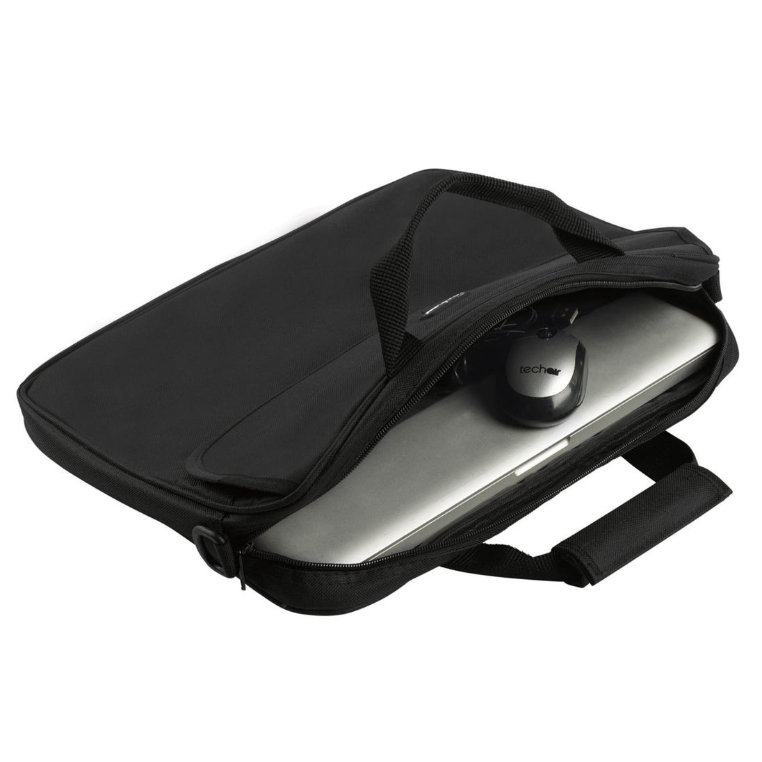 techair Classic basic | Laptop briefcase | 10–11.6-inch fit | Black