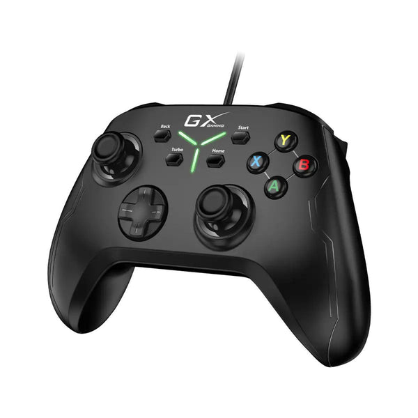 Genius GX-21UV | USB gamepad | Dual vibration and Turbo | Black