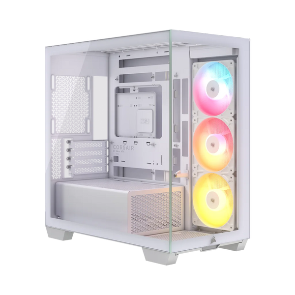 CORSAIR 2800X RS-R ARGB | Micro-ATX PC case | 3 RS120-R fans | White