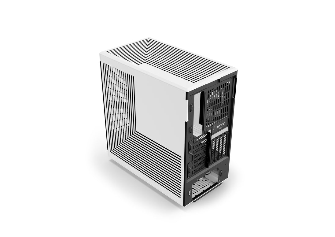 HYTE Y40 | Mid tower PC case | PCIe 4.0 riser | White and black