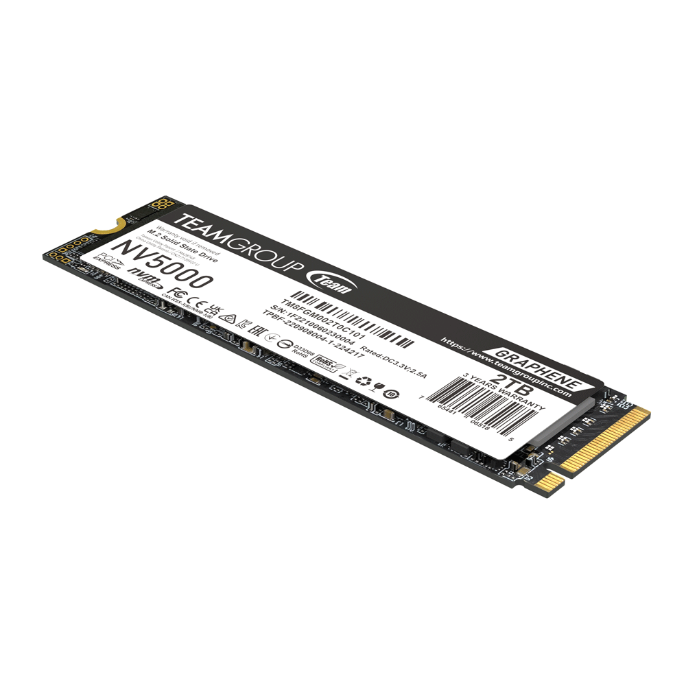TEAM NV5000 | 2TB M.2 SSD | PCIe 4.0 x4 NVMe | M.2 2280