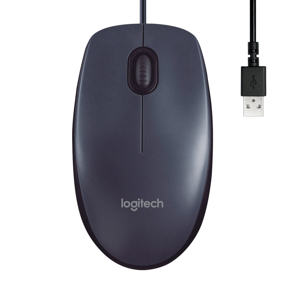Logitech B100 | Wired USB mouse | 1000 DPI optical | Black