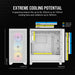 CORSAIR 3000D RGB AIRFLOW | Mid-tower PC case | Three AR120 RGB fans | White