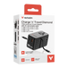 Verbatim Charge 'n' Travel 70W | 2 retractable USB-C cables | Black