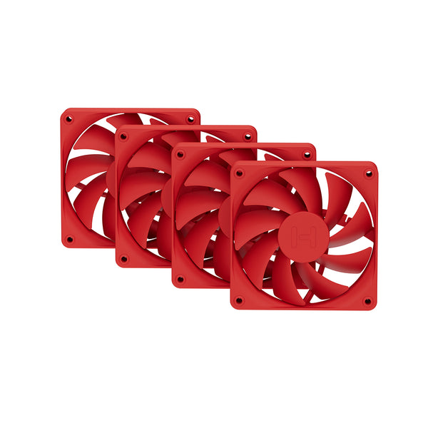 HYTE FA12 | 120mm case fans | 4-pack PWM | Wild Cherry