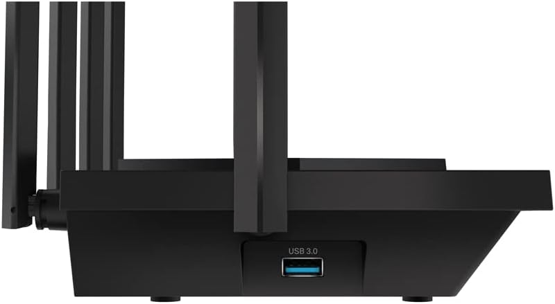TP-Link Archer AXE75 | Wi-Fi 6E router | AXE5400 tri-band | Black