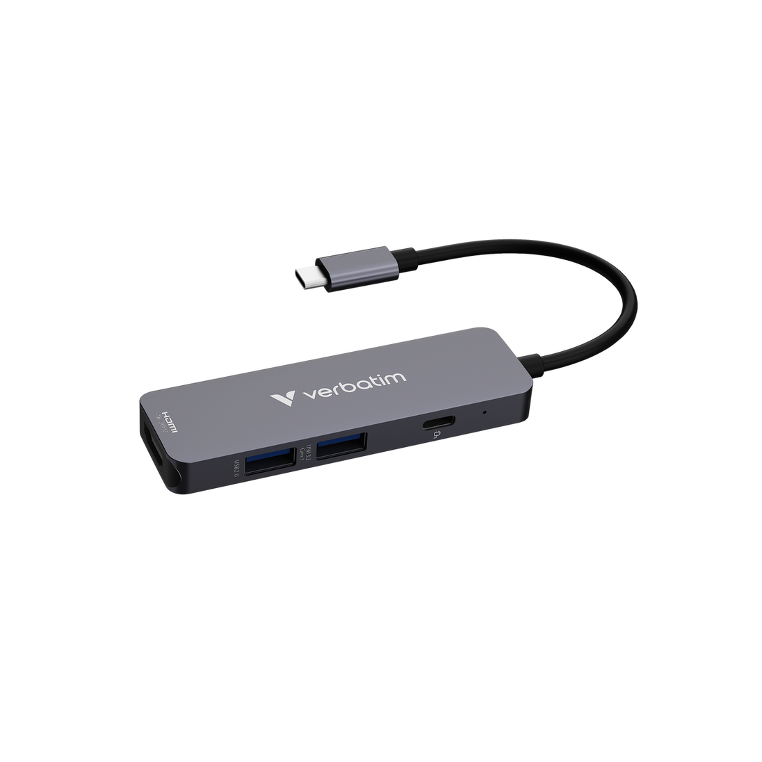 Verbatim USB-C Essentials Multiport Hub | 4 ports with 4K HDMI | 100W PD