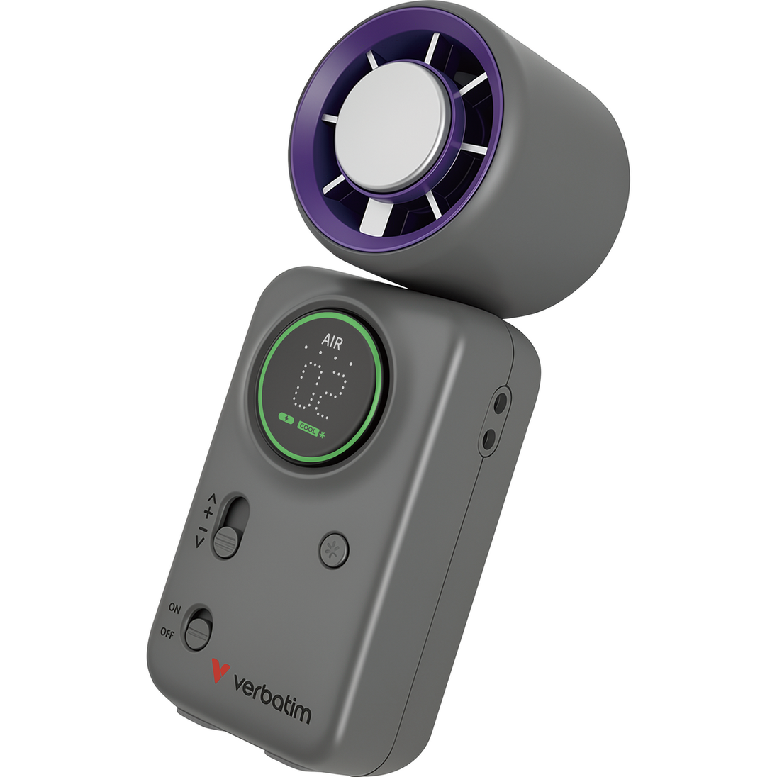 Verbatim Cool 'n' Go Ice Touch Mini | Handheld fan | Active cooling disc